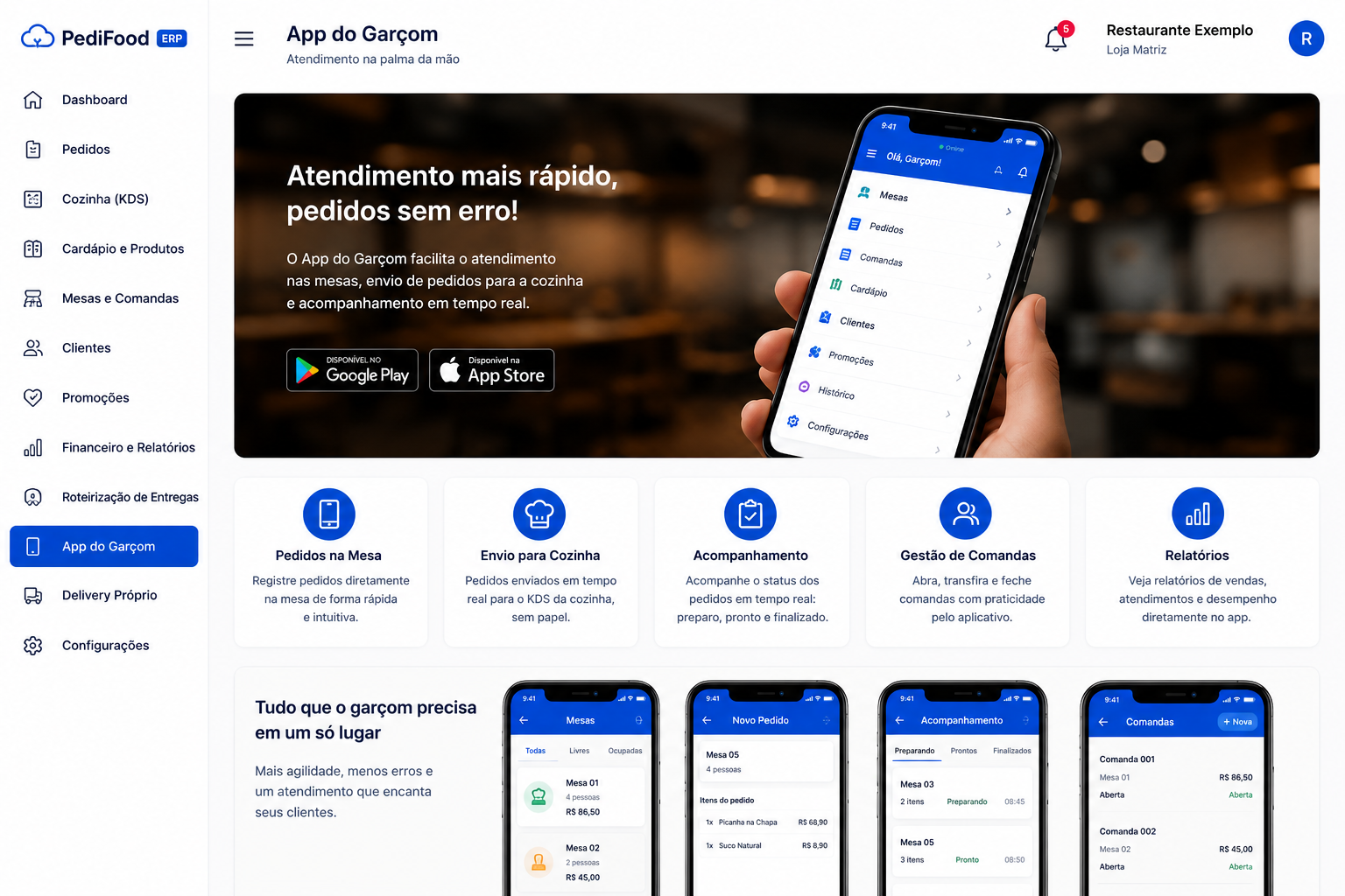 App do Garçom